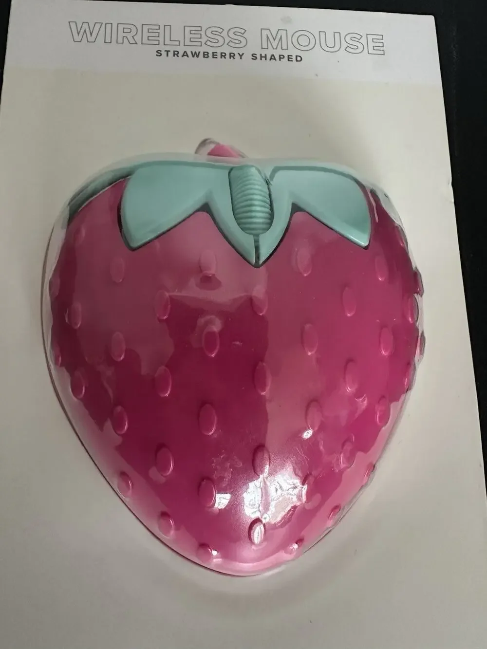 Target Bullseye Valentine’s Strawberry Shaped Wireless Computer Mouse (NEW) 2024